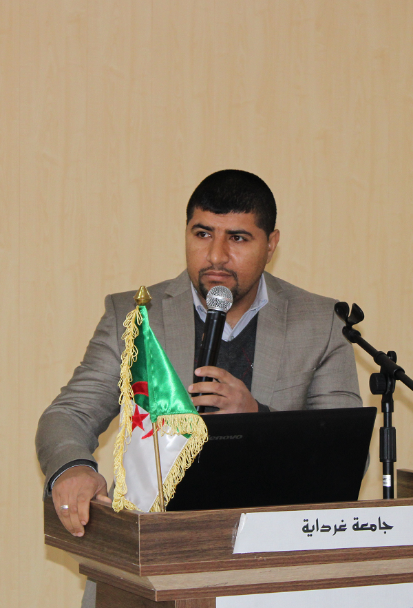 Dr. Kraimat Mohamed: Dean of Natural and Life Sciences and Earth Sciences faculty, Ghardaia university, Algeria